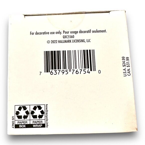 Hallmark Keepsake Cookie Jar Surprise Ornament Set With Santa & Snowman Miniatur - Picture 8 of 13